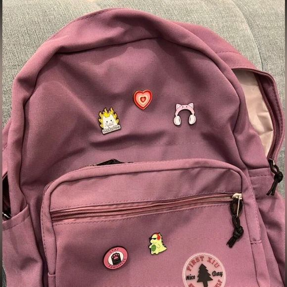 3/$30 Flame cat THIS IS FINE cartoon brooch - Picture 4 of 4